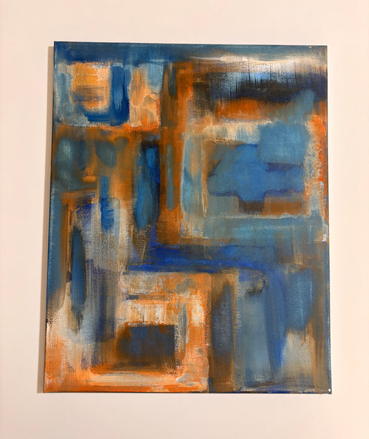 BLUE MAZE (Canvas)